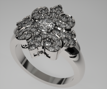 Fleir de lis ring design and manufacture